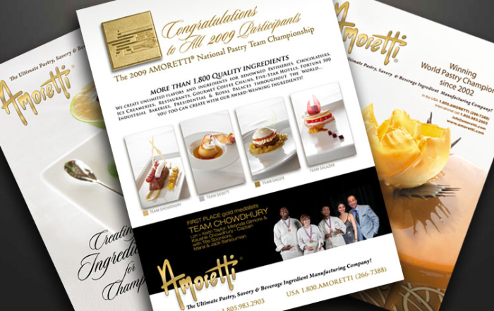 Amoretti Graphic Design Catalogs Brochures Ads and Marketing Materials