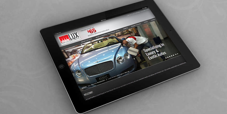 Website responsive design