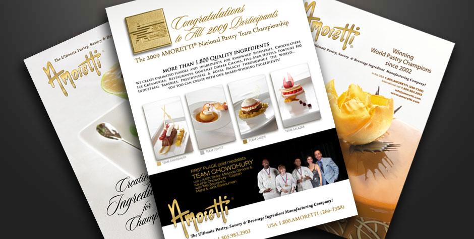 Amoretti Graphic Design Catalogs Brochures Ads and Marketing Materials
